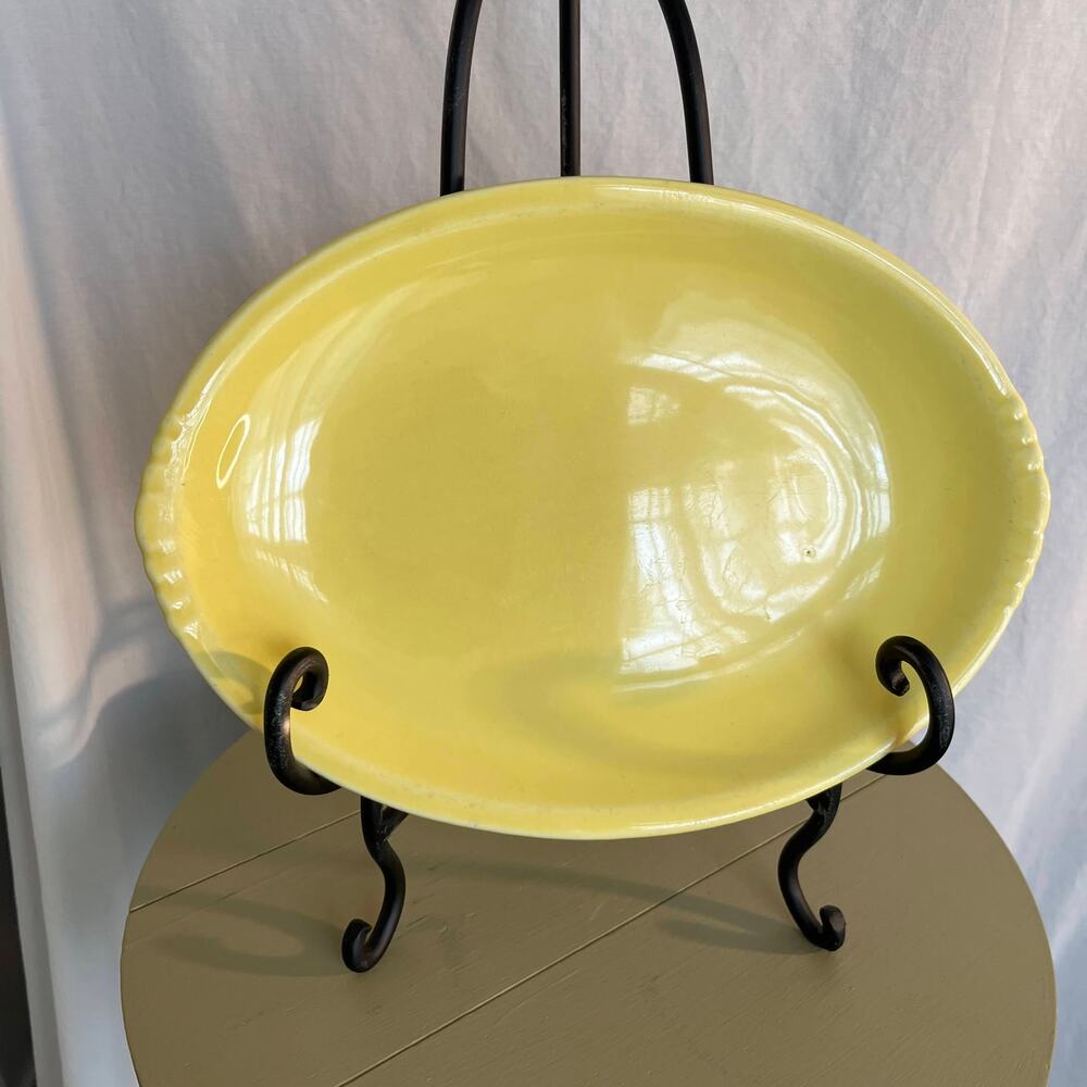 Yellow Caliente Pottery Plate